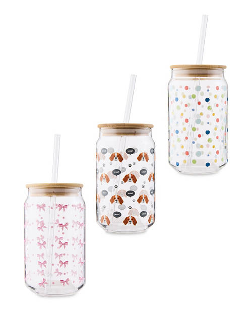 Group 1, Glass with Bamboo Lid