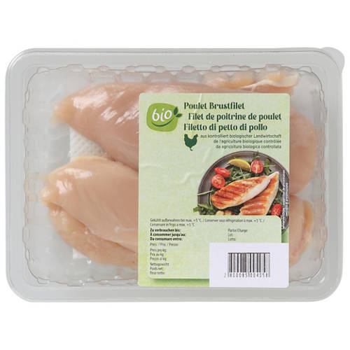 Vorderansicht 2, Poulet-Brustfilet