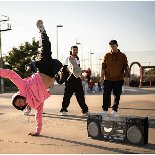 Lifestyle 1, Retro-Boombox P66538 schwarz