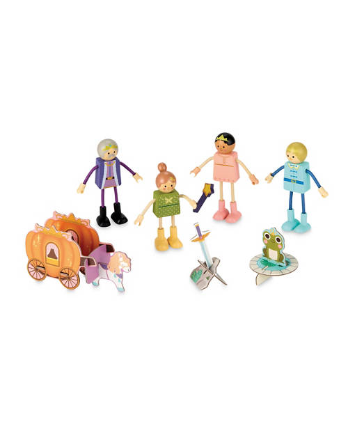 Details 1, Wooden Characters Family Set