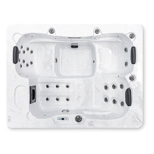 Details 2, Outdoor Whirlpool White Marble Deluxe