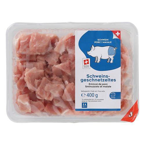 Vorderansicht 2, Schweinsgeschnetzeltes