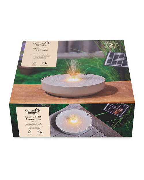 Front shot 2, Solar LED Fountain