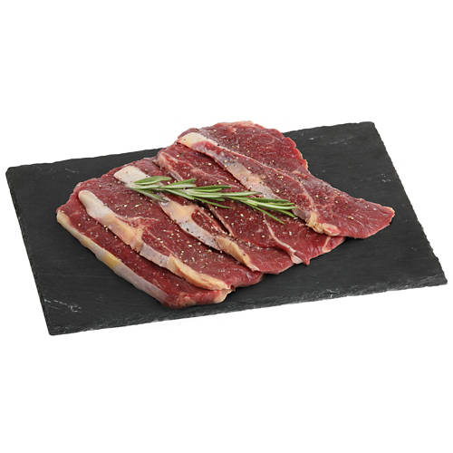 Vista frontale 1, Entrecôte di manzo a taglio sottile