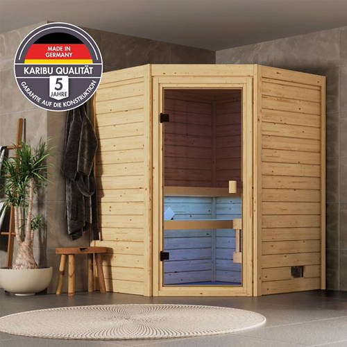 Details 1, Sauna mit Eckeinstieg