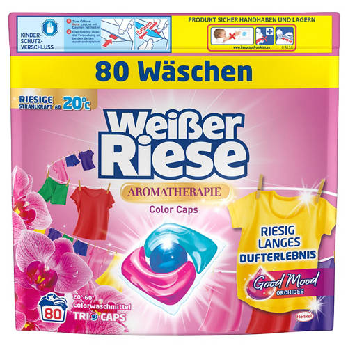 Vorderansicht 1, Waschmittel XXL, Color Caps Orchidee