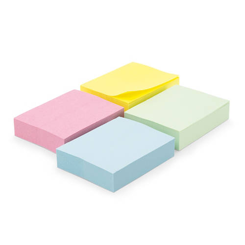 Vista frontale 1, Foglietti adesivi, mini 4 pezzi, multicolore