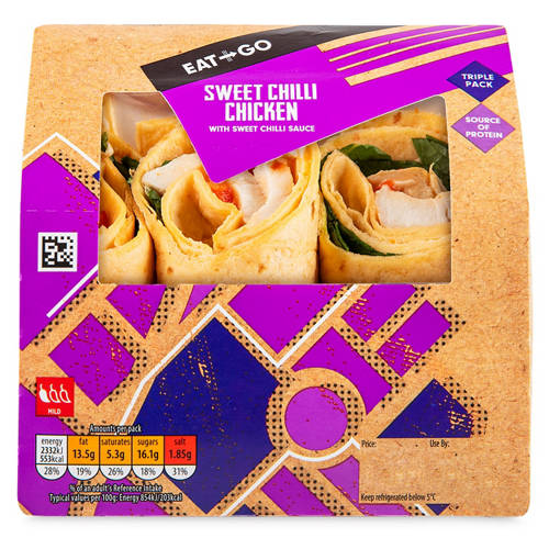 Sweet Chilli Chicken Triple Wraps