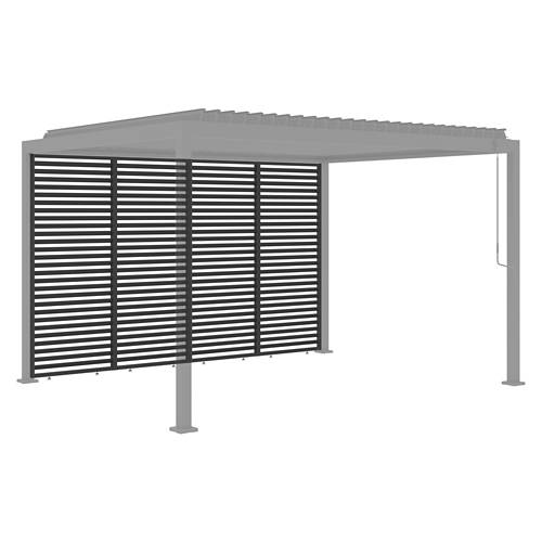 Vorderansicht 2, Lamelle fixeco 93 cm (4x Stk. Set für 4m Wand)