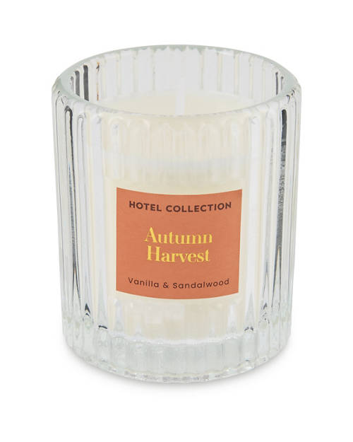 Front shot 3, Ribbed Wood Candle