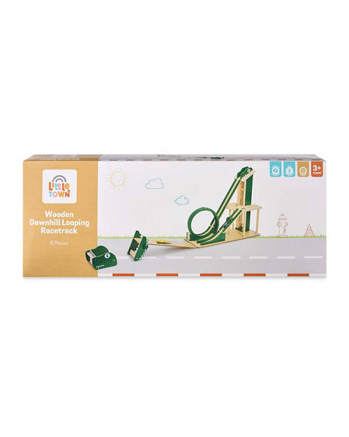 Front shot 2, Wooden Downhill Racetrack