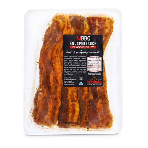 Vorderansicht 2, BBQ Knusperbauch, Classic-Spicy