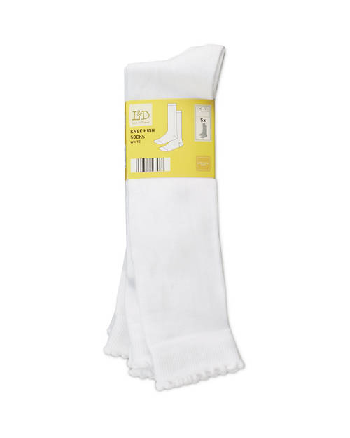 Front shot 2, Knee High Socks 5 Pack