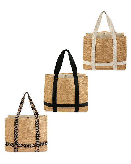 Group 1, Novelty Straw Tote