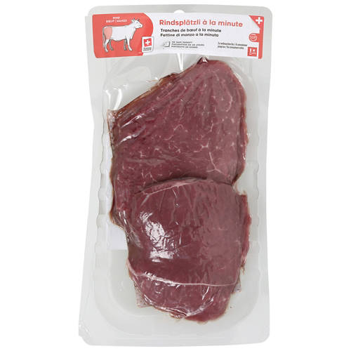 Vue de face 2, Tranche de bœuf à la minute
