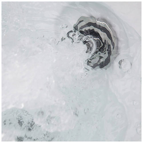 Details 1, White Marble Outdoor Whirlpool inkl. Treppe und Thermoabdeckung