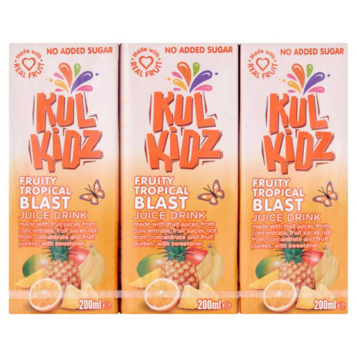 Orange Kids Juice 3 x 200ml