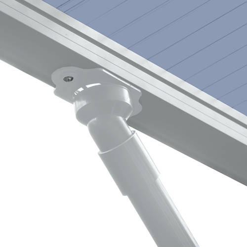 Details 2, Aluminium Carport Sky Silber