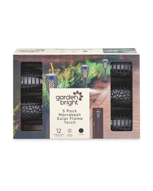 Front shot 2, Solar Tiki Torches