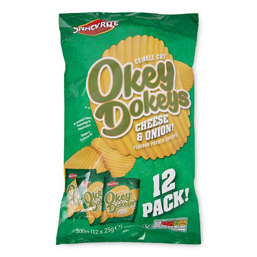 Cheese & Onion Okey Dokeys 12 Pack