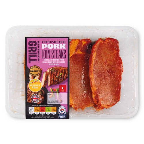 Chinese Marinated Pork Loin Steaks