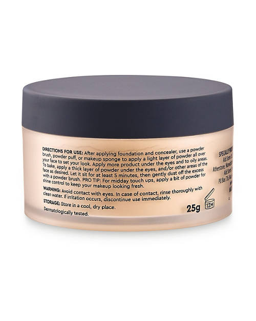 Back shot 1, Faultless Finish Setting Powder