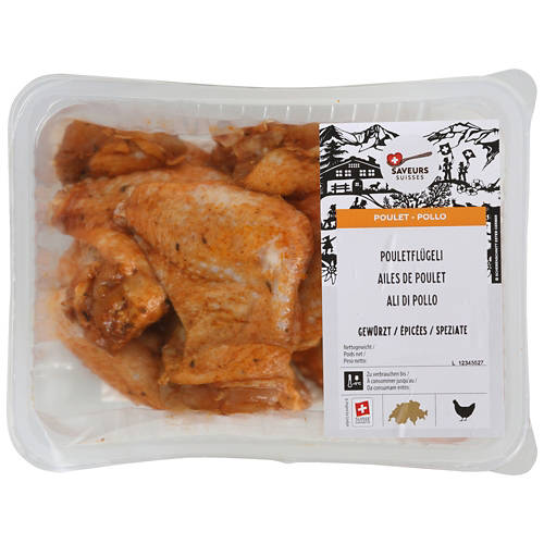 Vue de face 2, Ailes de poulet épicées