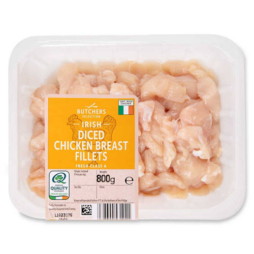 Diced Chicken Breast 800g