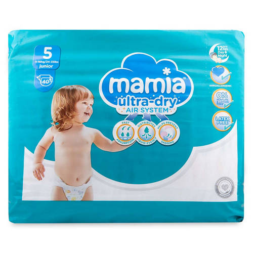 Size 5 Nappies 40pk