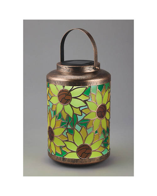 Details 1, Solar Stained Glass Lantern