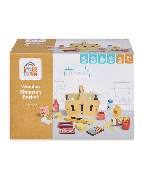 Front shot 2, Wooden Till/Shopping Basket