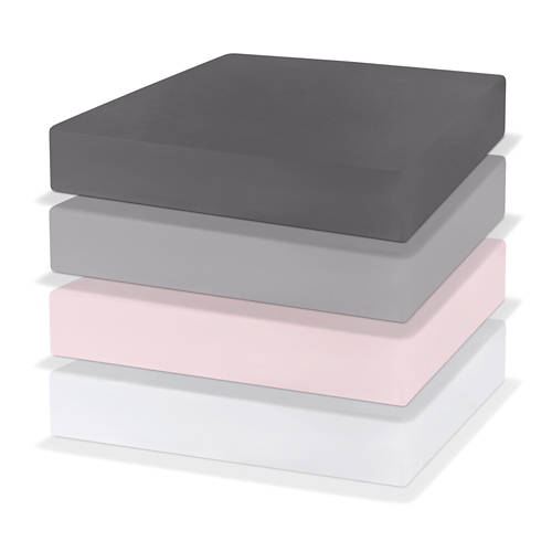 Groupe 1, Drap-housse ultra-doux pour lit Boxspring, lit double, rose