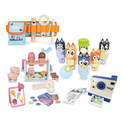Groupe 1, Assortiment en bois, aventure Bluey