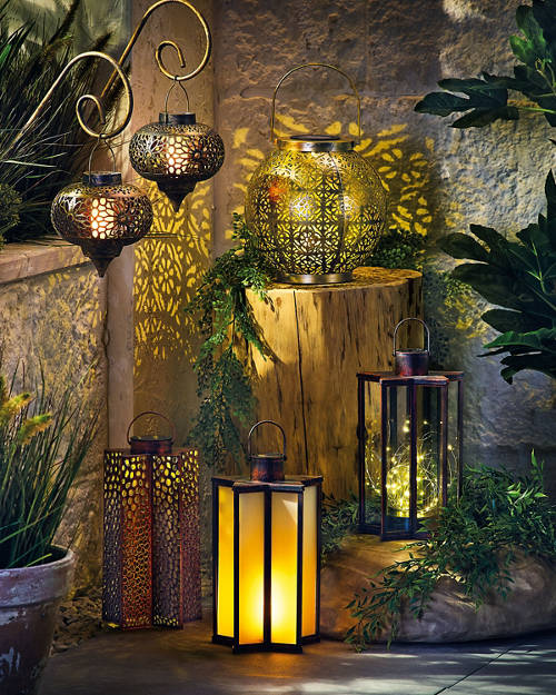 Lifestyle 1, Solar Marrakesh Lantern