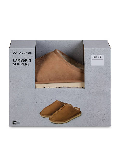 Details 2, Adult Lambskin Slippers