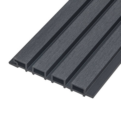 Details 1, Fassadenverkleidung DUVAR - 10 m² anthrazit