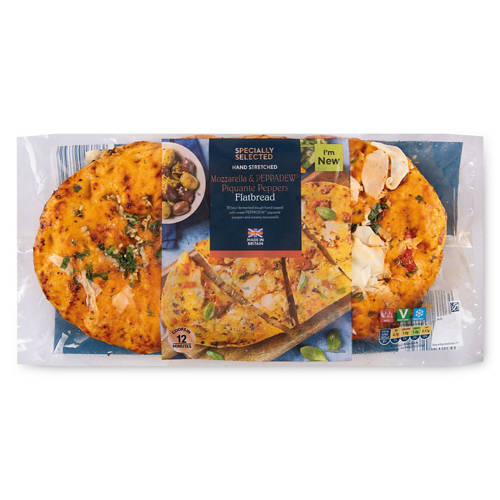 Peppers and Mozzarella Flatbreads