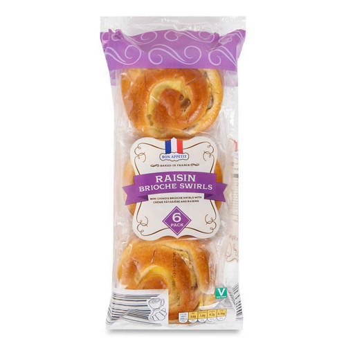 Raisin Brioche Swirl 6 Pack