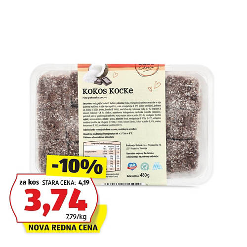 kokos kocke