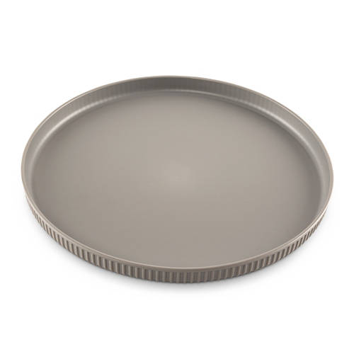 Détails 1, Set de vaisselle en plastique, assiettes, gris, 4 pièces