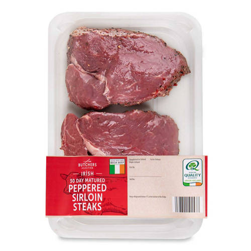 Peppered Sirloin Steaks