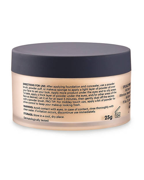 Back shot 1, Faultless Finish Setting Powder