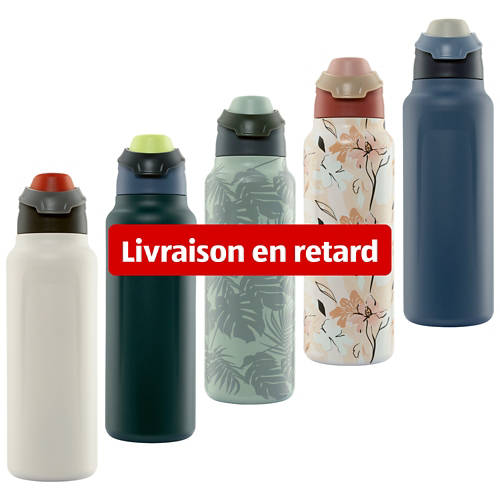 Groupe 1, Gourde «Sip Your Way», fleur beige