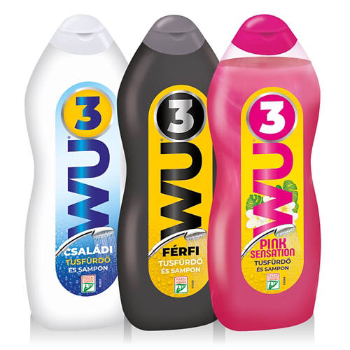 Csoport 1, Tusfürdő és sampon, családi, 850 ml