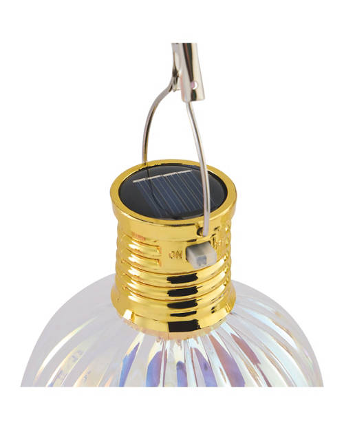 Details 2, Solar Iridescent Hanging Bulbs