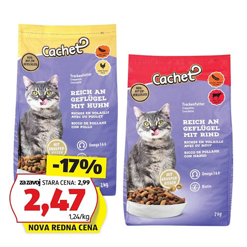 Skupina 1, Briketi za mačke, z govedino