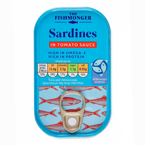 Sardines with Skin and Bones