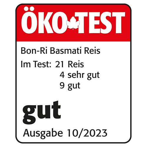 Vorderansicht 2, Basmati Reis 1 kg