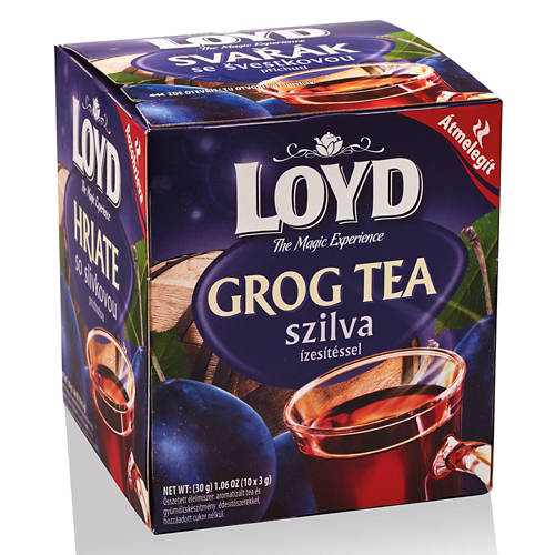 Elölnézet 1, Grog tea, szilvás, 10 filter
