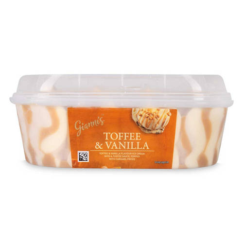 Front shot 2, Toffee Ovals 900ml